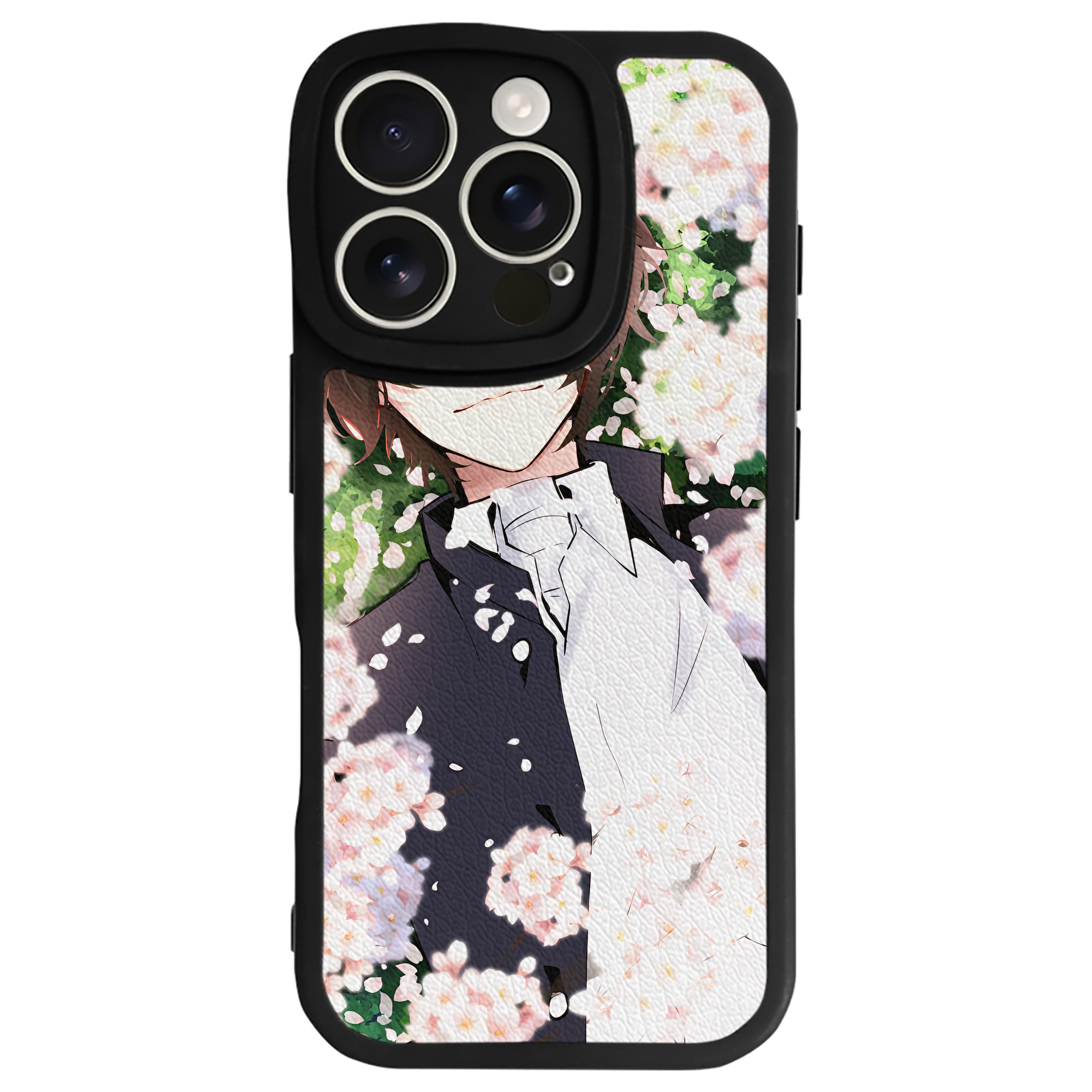 （画像用） 文豪ストレイドッグス Bungo Stray Dogs 【iPhone 16シリーズ対応】シリコンスマホケース（レザー調） 材質：シリコン